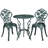 2 - Person Metal Patio Dining Set with Round Table-1498060028