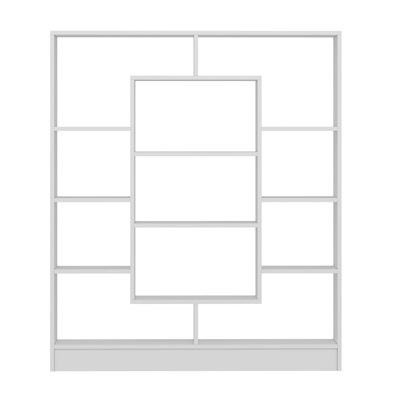 Cilegon 141.8cm H x 130cm W Bookcase