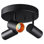 3 Light 36W 5CCT LED Track Lighting, CRI 90, Dimmable Adjustable Spot Light Flush Mount, 110-277V, Anti Glare, 3200lm, Black