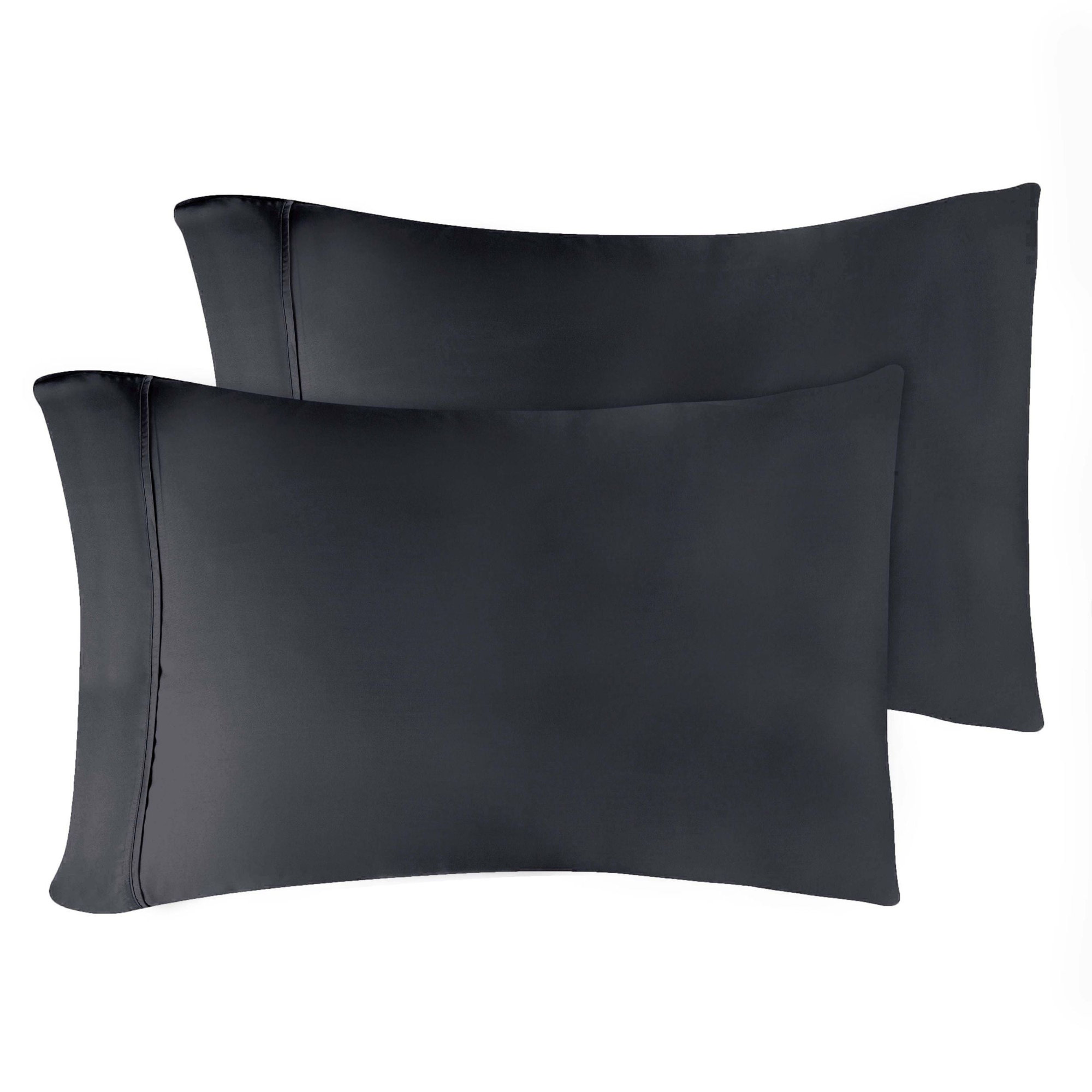Cassius Egyptian-Quality Cotton 400 Thread Count Solid Luxury Pillowcase, Standard, Navy Blue