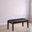 Banc rembourré en similicuir