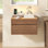 2-drawer Wall-mounted Floating Nightstand With Charging Station & Led Lights