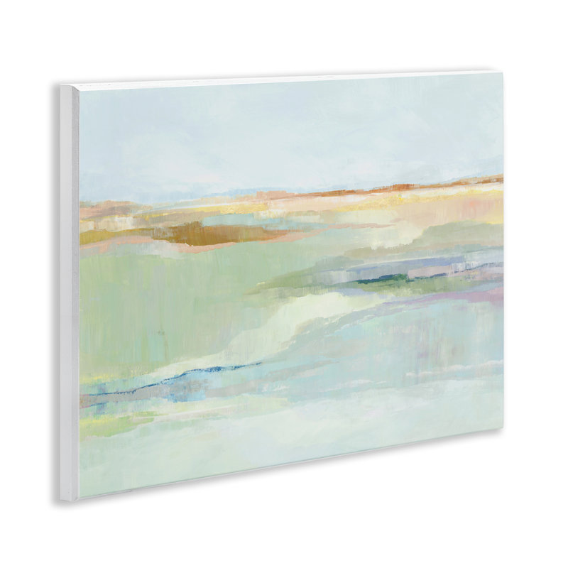 «Springtime Glow Landscape», plaque murale par Ian C.