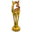 Santa's Romping Reindeer Christmas Statue