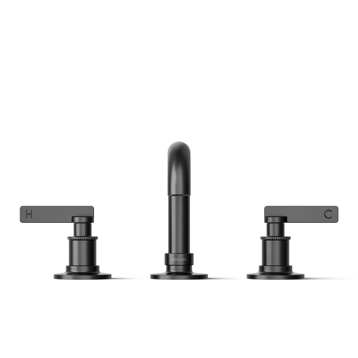 Castia Widespread Bathroom Faucet - 0.5 GPM, Matte Black