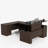 Adjustable U-Shaped Executive Desk-91271074
