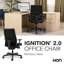 Chaise de travail à dossier moyen HON Ignition 2.0, inclinaison avancée, structure noire, noir-119729017-117026064-85766686