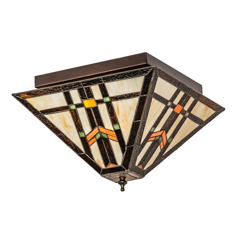 Prairie Wheat 3 - Light Flush Mount
