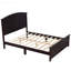 Lit plateforme Jinessa avec tête et pied de lit Curl Design, cadre de lit, lits -925610997