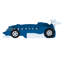 Lit plateforme pleine grandeur en forme de voiture de course avec roulettes