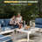 9-Person Sofa Seating Group With Fire Pit-299354807