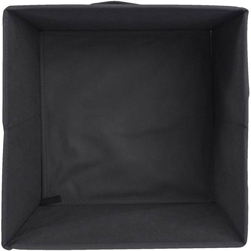 Clay Roberts Fabric Decorative Basket, Black