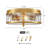 Alixandra 2-Light 12” Flush Mount Ceiling Light With Crackle Glass Shade-700017369