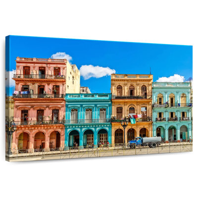 Lilie Multicolored Cuban Houses