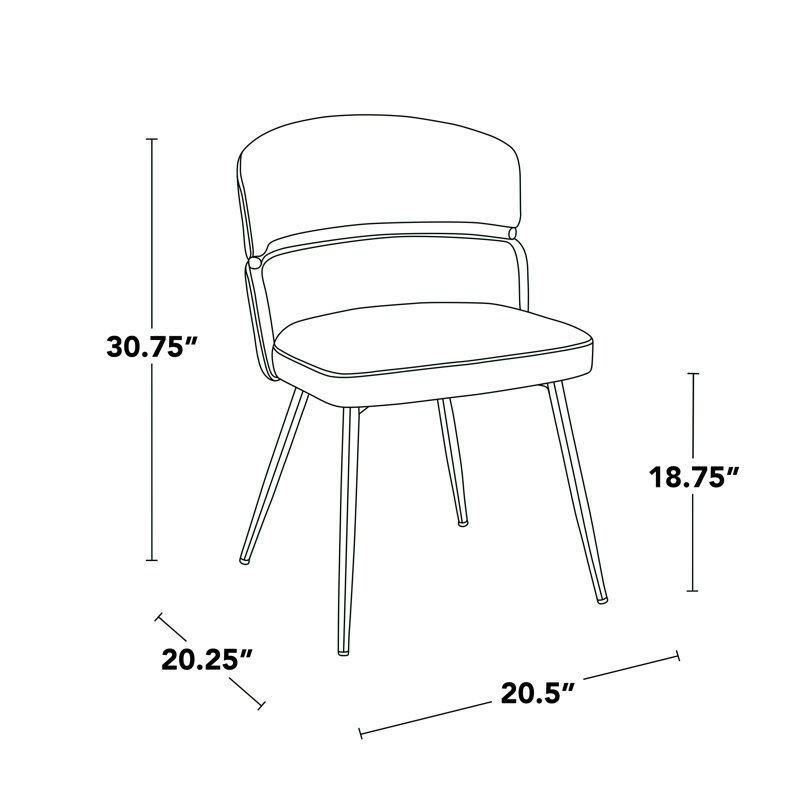 Cinch Dining Chair - Set of 2, Black