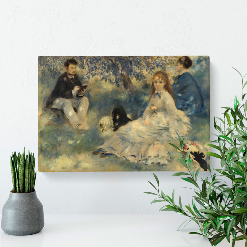 Henriot Family by Pierre-Auguste Renoir - Wrapped Canvas, 35cm H x 50cm W x 3cm D