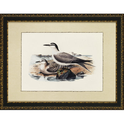 Sable et mer I - peinture encadrée