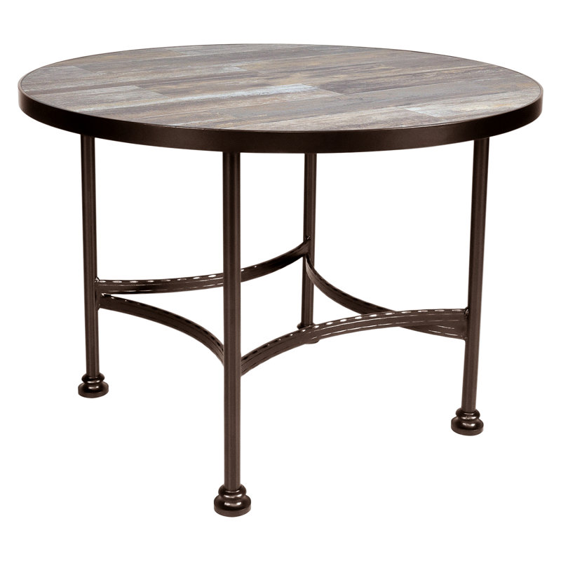 Classico Outdoor Round Dining Table, 42" W x 42" L x 29.75" H, Copper Creek, Venice Beach