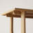 Mid-Century Modern Solid Wood Dining Table For 6