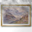 Paysage alpin avec les randonneurs - Edward Theodore Compton - reproduction encadrée avec passe-partout et verre - 1902-1412011396-1412011406-1412011404