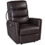 Fauteuil inclinable électrique 30,7 po en similicuir-1065669858