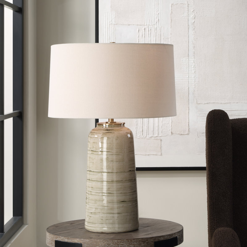 Gyllian Tan Glaze Table Lamp