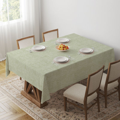 Nappe élégante (55 x 86 pouces), 65% coton / 35% polyester, facile à nettoyer, lavable à la machine, va au sèche-linge, repassable | Parfait pour la salle à manger ou les occasions spéciales, durable et élégant pour la maison