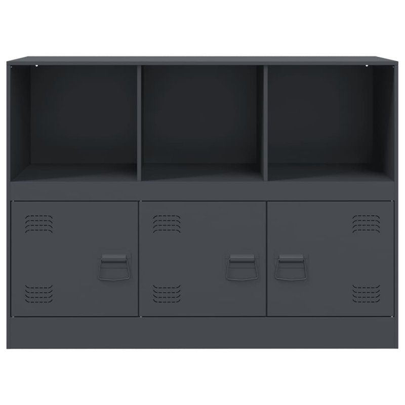 Analice Steel Accent Cabinet, Anthracite