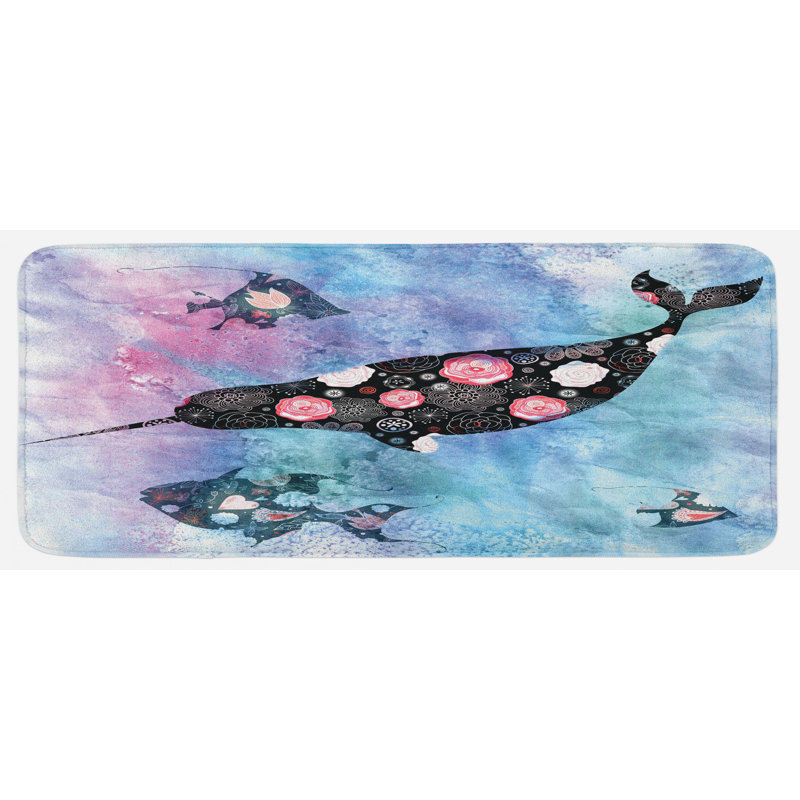 Tapis de cuisine Narwhal