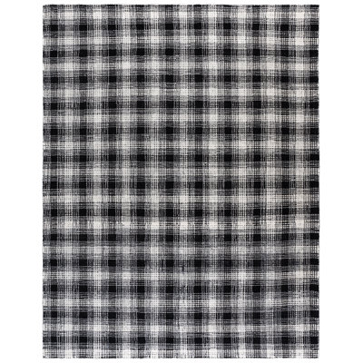 Genre 154 Hand Tufted Wool Pile Plaid Rug
