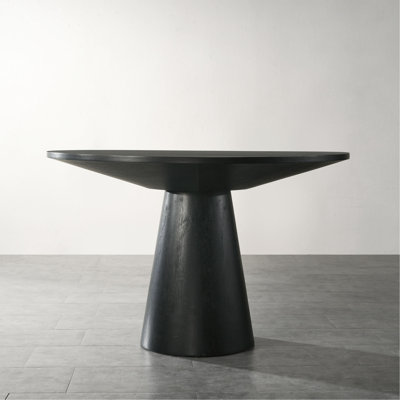 Roundhill Furniture Rocco Contemporary 48" Pedastal Dining Table