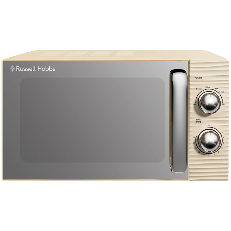 Russell Hobbs Inspire 17 Litre Manual Microwave, Cream