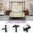 Upholstered Metal Canopy Bed-1280402147-1280402149