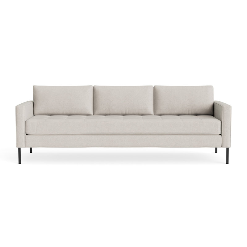 MTO - Paramount Sofa Metal Legs, 32" H x 95" W x 34" D, Sylvan Bone