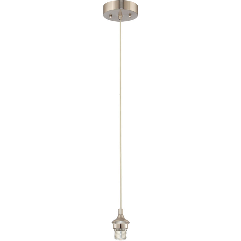 Mini-luminaire suspendu suspendu intérieur en nickel brossé 1 lumière Espirit