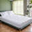 Tonsey Cotton Quilted Mattress Pad Fitted Mattress Topper with Deep Pocket-1460295377