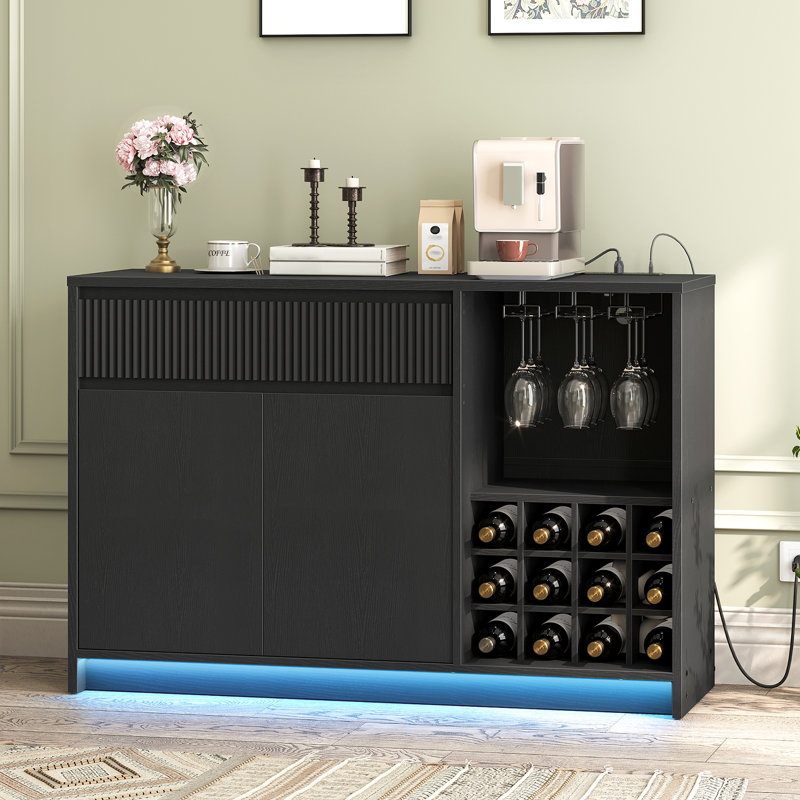 Armoire à vin 47,2 "avec DEL