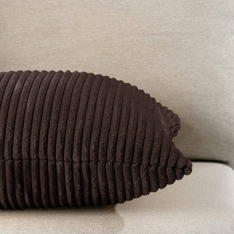 Antonietta Velvet Scatter Cushion Cover, Coffee