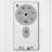 6 Speed DC Button Fan Wall Control in White