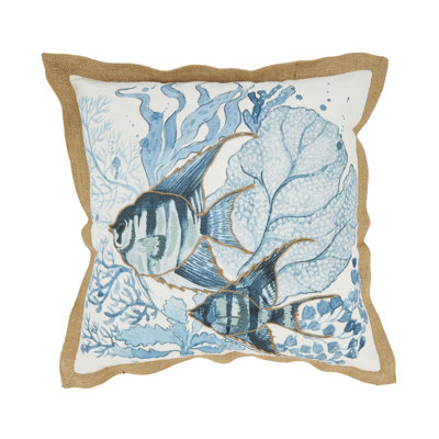 Outdoor Fish Pillow Cover