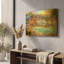  «Island Time» par Chuck Pinson, art mural en métal doré, 24 po x 16 po-90997195
