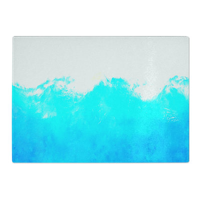 Tempered Glass Mountain Tops Chopping Board