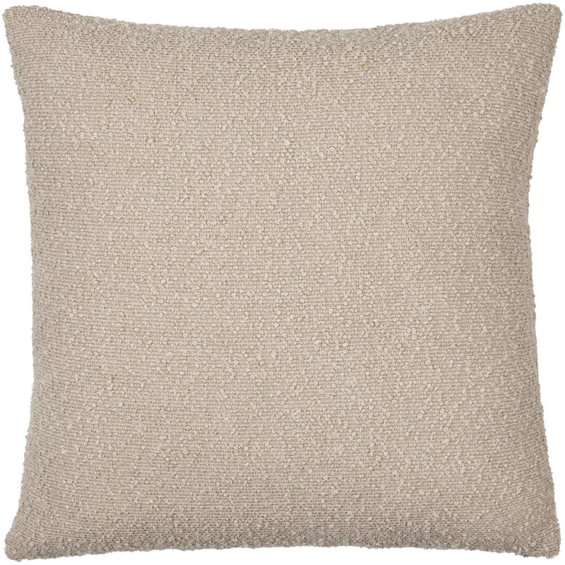 Housse de coussin Olinda, Housse de coussin seulement - sans coussin, H 18 po x l 18 po, Brun clair