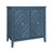 Vintage Farmhouse Accent Cabinet with Adjustable Shelf, Distressed Wood Storage Cabinet for Entryway, Living Room & Dining Area
