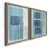 Toile avec cadre gris