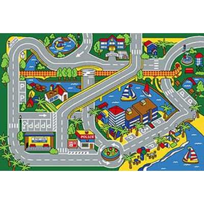 Tapis gris carte routière Sturgis Kids
