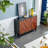 Elegantly decorated multi-purpose accent cabinet