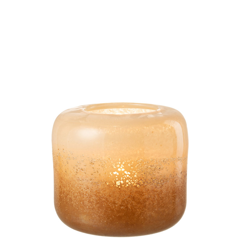 Aaira Glass Table Vase 1, 3.55cm H x 25cm W x 25cm D