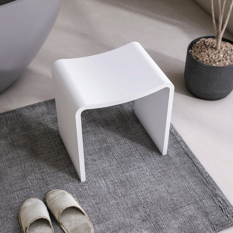 Freestanding Bathroom Stool, Waterproof Shower Stool