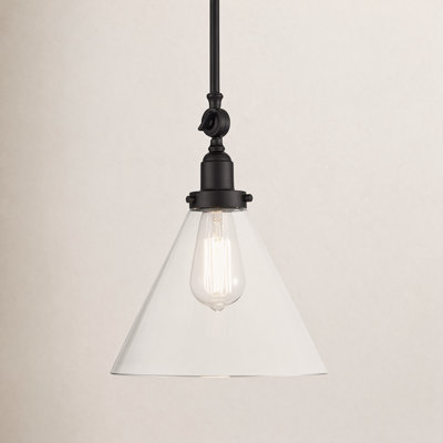 Catalina Dimmable Glass Single Light Pendant